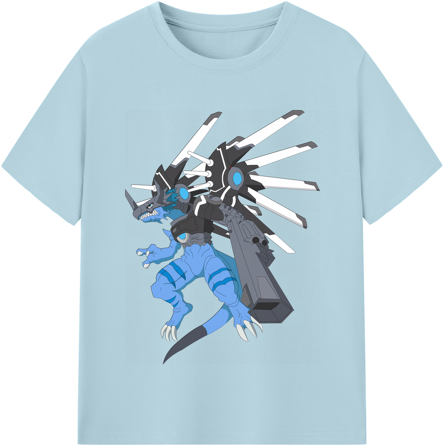 （画像用） Digimon デジタルモンスター/デジモン 綿100％半袖Tシャツ（フロントプリント）